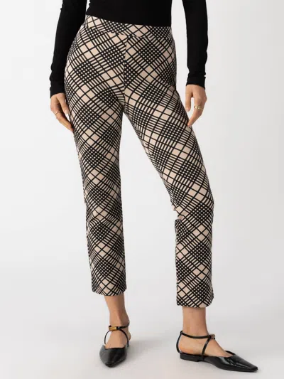 SANCTUARY CARNABY KICK CROP ANKLE PANTS IN GRAPHIC PLAID
