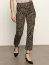 Sanctuary Carnaby Kick Crop Leggings In French Kitty In Animal Print