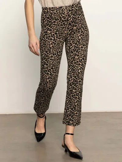Sanctuary Carnaby Kick Crop Leggings In French Kitty In Animal Print