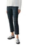 Sanctuary Carnaby Kick Crop Pants In Blue Moon Plaid In Blue Moon