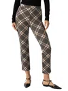 Sanctuary Carnaby Crop Kick Plaid Leggings In Graphic Plaid In Multi