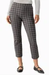 Sanctuary Carnaby Kick Cropped Pants In Shadow Navy Plaid In Multi