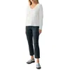 Sanctuary Carnaby Kick Crop Pants In Blue Moon Plaid In Blue