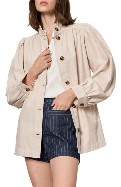 Sanctuary Carrie Cotton Canvas Jacket In Neutral