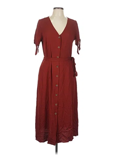 Pre-owned Sanctuary Casual Dress In Burgundy