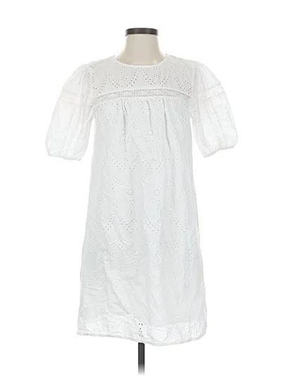 Pre-owned Sanctuary Casual Dress In White