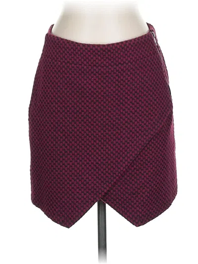 Pre-owned Sanctuary Casual Skirt In Burgundy