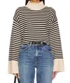 Sanctuary Chalet Stripe Sweater In Frosted Almond In Neutral