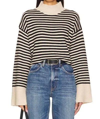 Sanctuary Chalet Stripe Sweater In Frosted Almond In Neutral