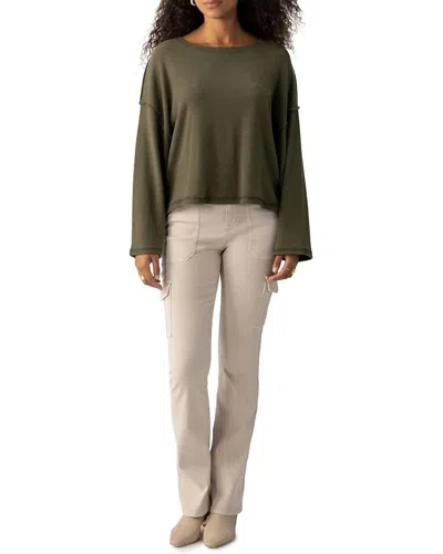 Sanctuary Change Of Scenery Knit Top In Burnt Olive In Multi