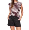 Sanctuary Charisma Dolman Mesh Tee In Mesa Palm In Multi