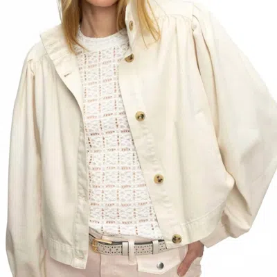 Sanctuary Charlotte Twill Jacket In Cream In White