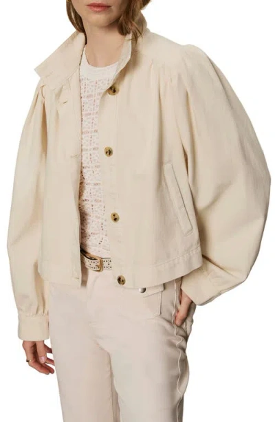 Sanctuary Charlotte Cotton Twill Jacket In Neutral