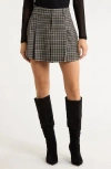 Sanctuary Check Pleated Skirt In Pattern
