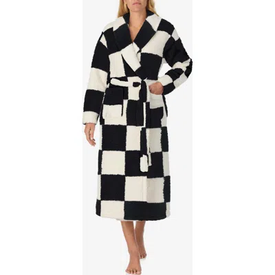 Sanctuary Shawl Collar Sherpa Robe In Multi