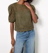 Sanctuary Cherished Lace Tee In Kalamata In Green