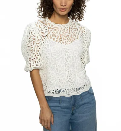 Sanctuary Cherished Lace Tee In White