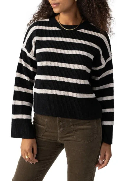 Sanctuary Chilly Out Chenille Sweater In Black