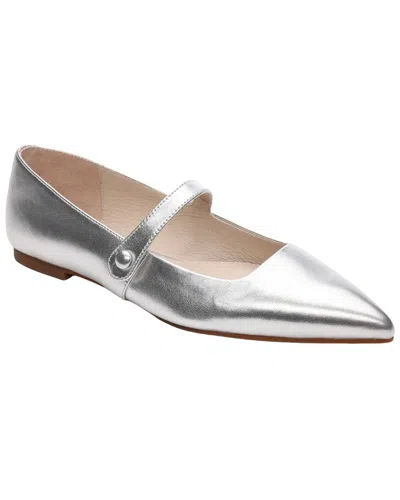 Sanctuary Clamour Leather Flat In White