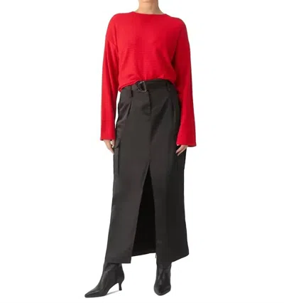 Sanctuary Classy Cargo Maxi Skirt In Black