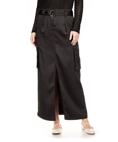 Sanctuary Classy Cargo Skirt In Black In Brown