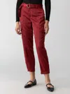 Sanctuary Classy Cargo Trouser In Garnet In Multi