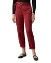 Sanctuary Classy Satin Cargo Pants In Garnet