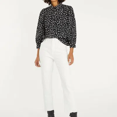 Sanctuary Clothing Back Into Popover Blouse In Black