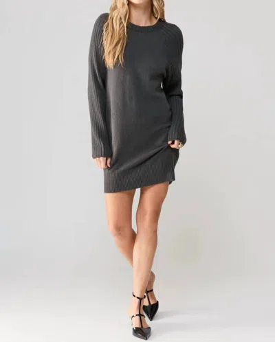 Sanctuary City Girl Long Sleeve Sweater Dress In Grey