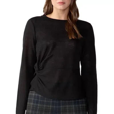 Sanctuary Clothing Knot Your Business Top In Black