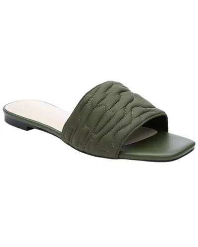 Sanctuary Club Leather Sandal In Green