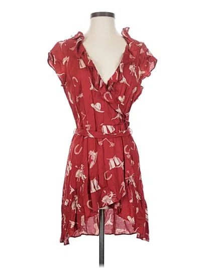Pre-owned Sanctuary Cocktail Dress In Burgundy