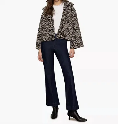 Sanctuary Colette Cozy Faux Fur Jacket In Black