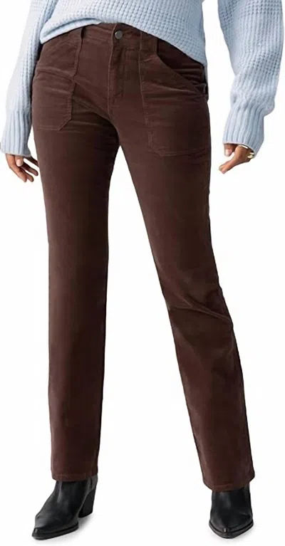 Sanctuary Corduroy Hayden Bootcut Pant In Brown Sugar In Multi