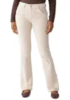 Sanctuary Corduroy Hayden Bootcut Pants In Mother Of Pearl In Neutral