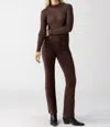 Sanctuary Corduroy Hayden Pants In Brown Sugar In Multi