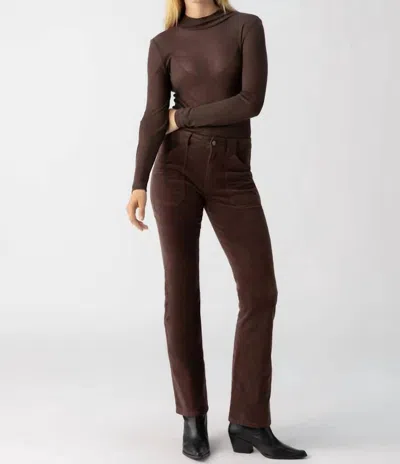 Sanctuary Corduroy Hayden Pants In Brown Sugar