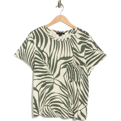 Sanctuary Cotton Blend Pocket T-shirt In Black