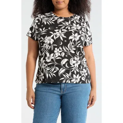 SANCTUARY SANCTUARY COTTON BLEND POCKET T-SHIRT