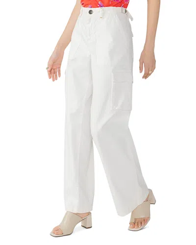 Sanctuary Cotton Blend Reissue Wide Leg Cargo Pants In Powdered Sugar