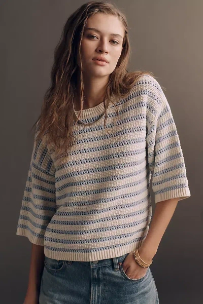 Sanctuary Cotton Elle Bell-sleeve Sweater In Multi