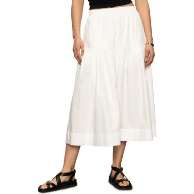 Sanctuary Cotton Poplin Prairie Skirt In White