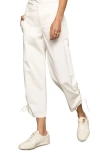 Sanctuary Cotton Twill Utility Crop Pants In Bleached W