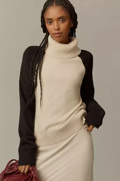 Sanctuary Cozy Day Contrast Crew-neck Sweater In Multicolor