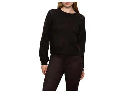 Sanctuary Cozy Moment Pointelle Sleeve Detail Sweater In Multi