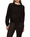 Sanctuary Cozy Moment Pointelle Sleeve Detail Sweater In Burgundy
