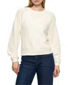 Sanctuary Cozy Moment Pointelle Sleeve Detail Sweater In Multi