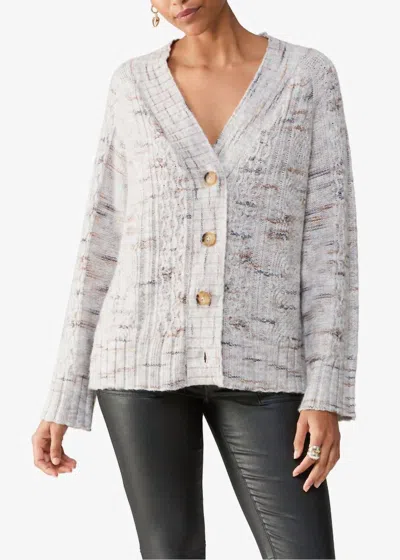 Sanctuary Cozy Mornings Cardigan In Light Mineral