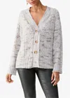 SANCTUARY COZY MORNINGS CARDIGAN IN LIGHT MINERAL MULTI