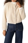Sanctuary Cozy Textured Cardigan In Toasted Almond